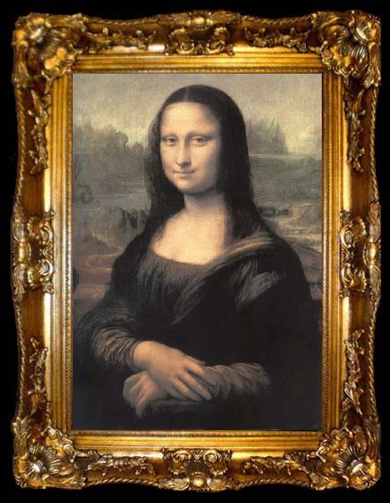 framed  Leonardo  Da Vinci Mona Lisa, ta009-2